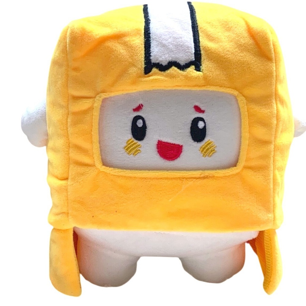 LankyBox Boxy Yellow Plush Stuffed Toy 6" Official Kawaii Cute Soft Doll